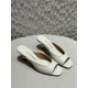 살바토레 페라가모 Salvatore Ferragamo 힐 슬라이드 White