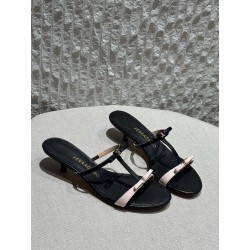 살바토레 페라가모 Salvatore Ferragamo 힐 슬라이드 Black