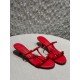살바토레 페라가모 Salvatore Ferragamo 힐 슬라이드 Red