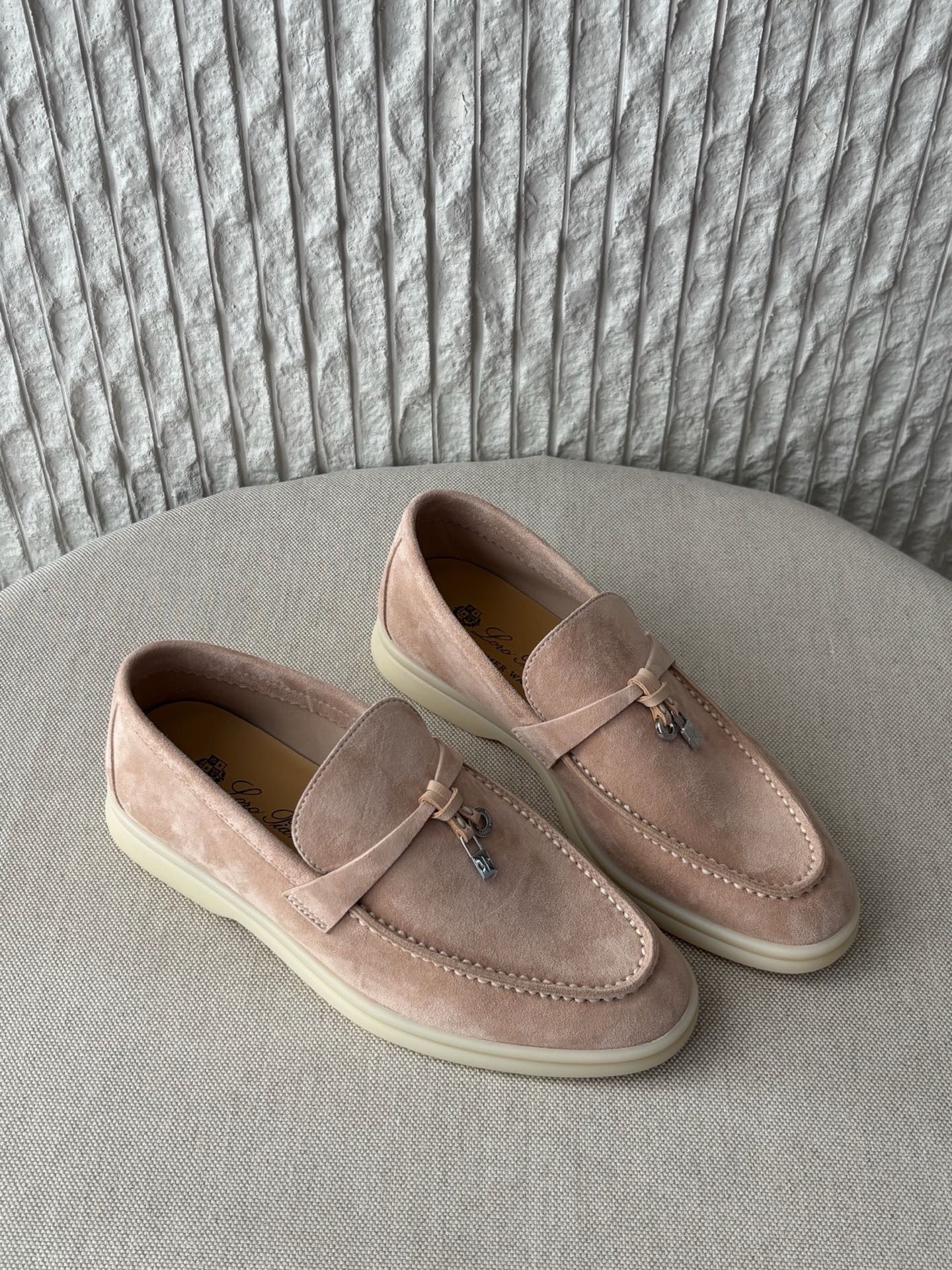 로로피아나 Loro Piana Summer Walk 로퍼 Pink