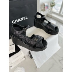 샤넬 CHANEL G39918 샌들 Black
