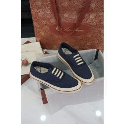 로로피아나 Loro Piana Nantucket Walk  스니커즈 Blue Navy