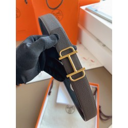 에르메스 Hermes Royal&double-sided Togo 벨트 32mm