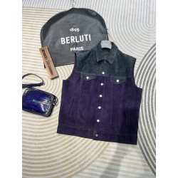 벨루티 BERLUTI 레더 조끼