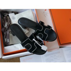 에르메스 Hermes Oran 슬리퍼 Black