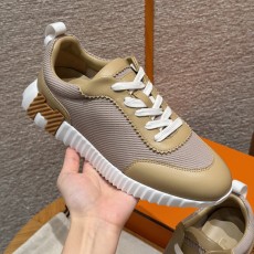 에르메스 Hermes 625 Bouncing 스니커즈 Goatskin mesh netting&Beiga Albinos