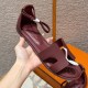 에르메스 Hermes 196 Santorini sandal Epsom&Hermes Red